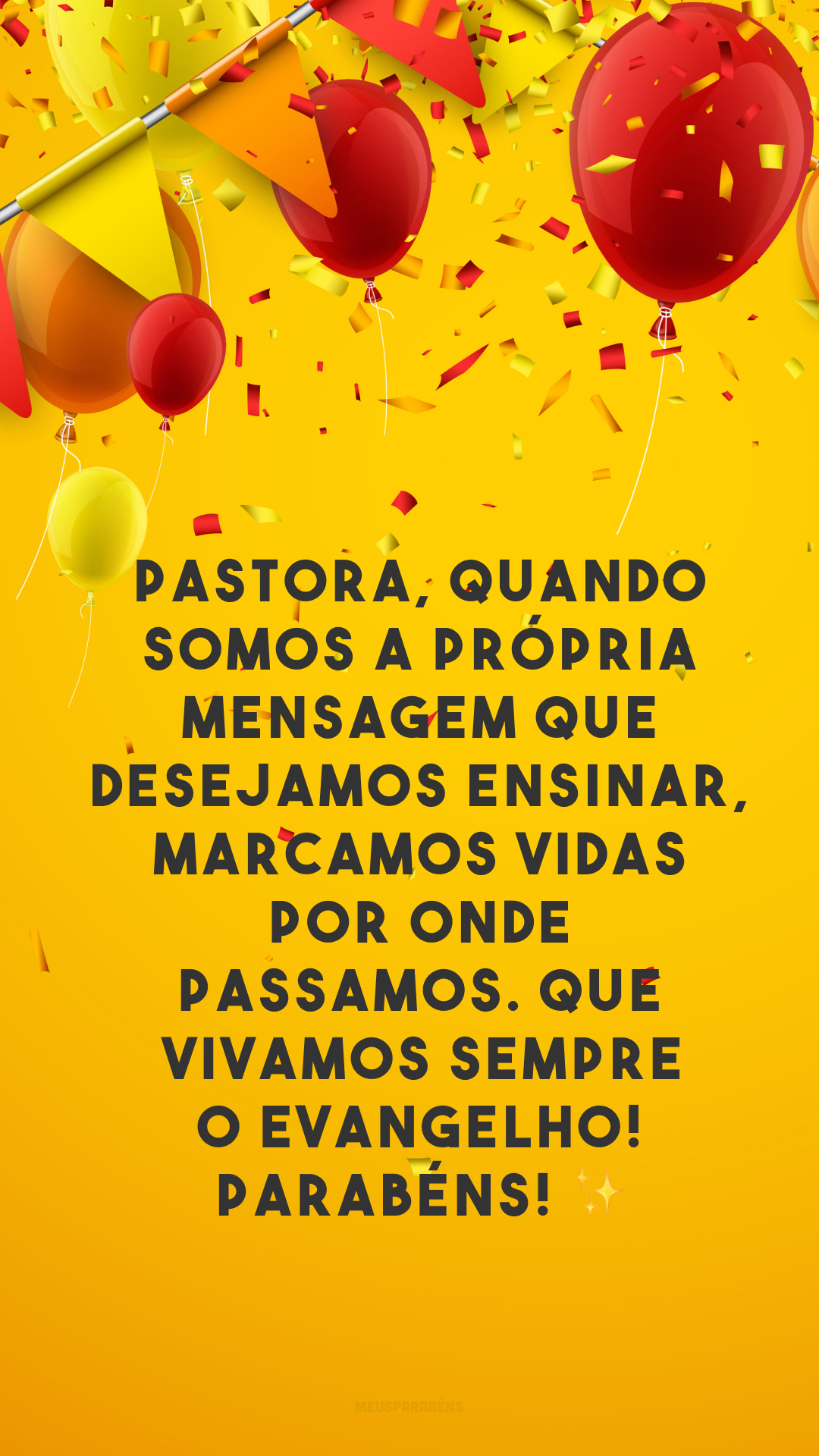 Pastora, quando somos a própria mensagem que desejamos ensinar, marcamos vidas por onde passamos. Que vivamos sempre o evangelho! Parabéns! ✨