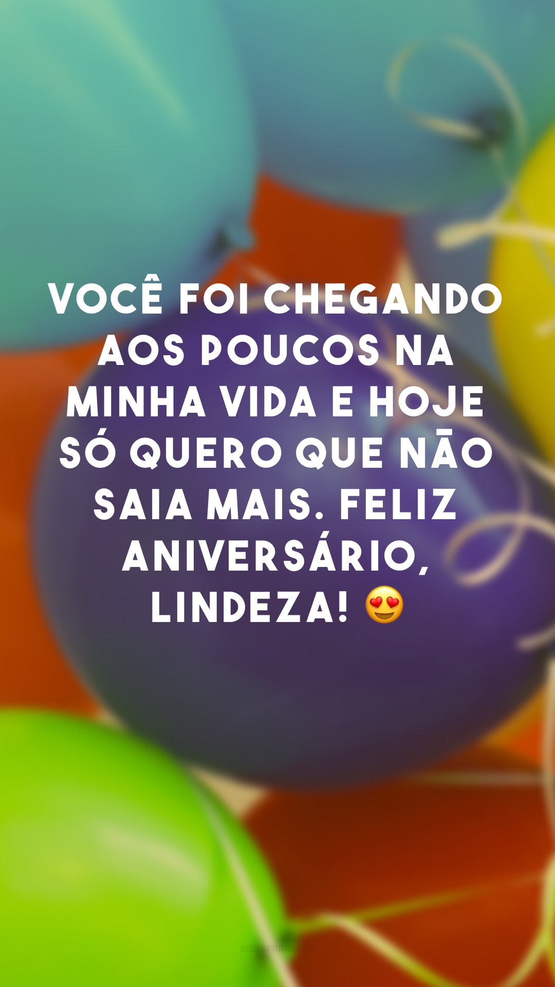 Você foi chegando aos poucos na minha vida e hoje só quero que não saia mais. Feliz aniversário, lindeza! 😍