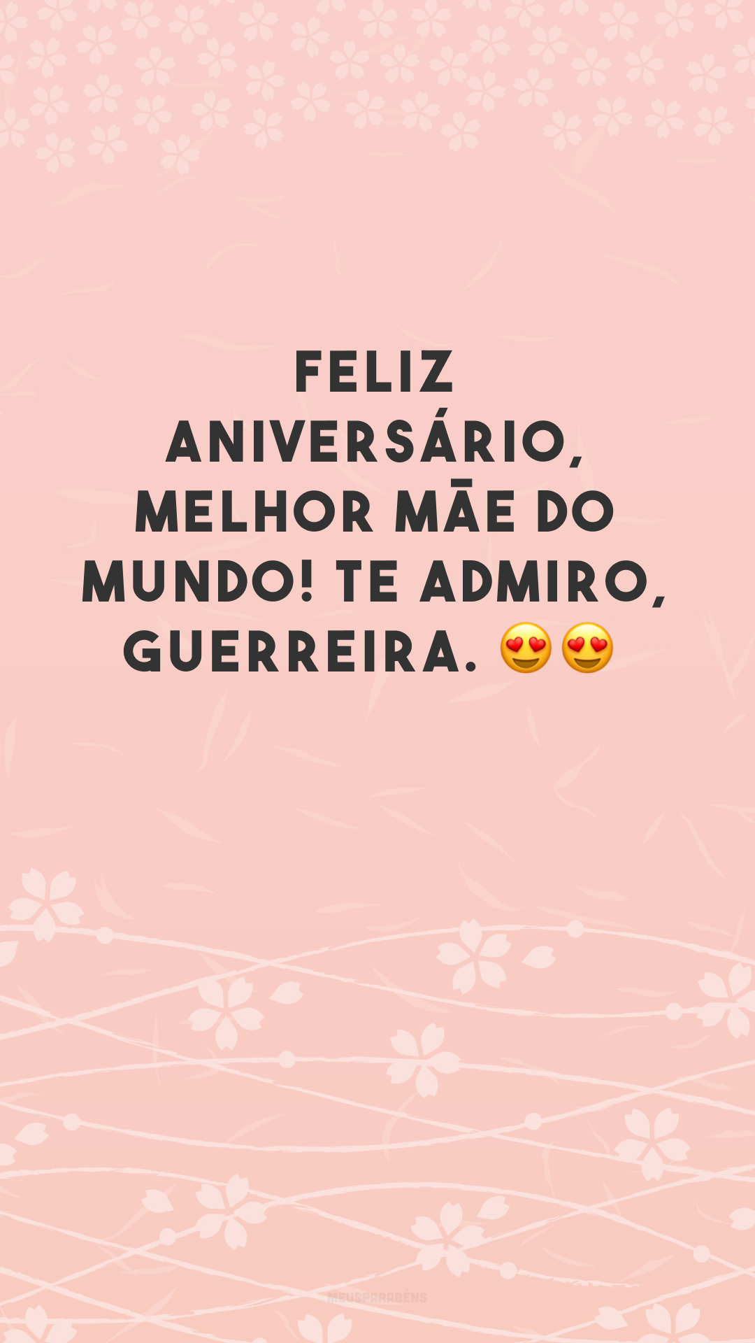 Feliz aniversário, melhor mãe do mundo! Te admiro, guerreira. 😍😍
