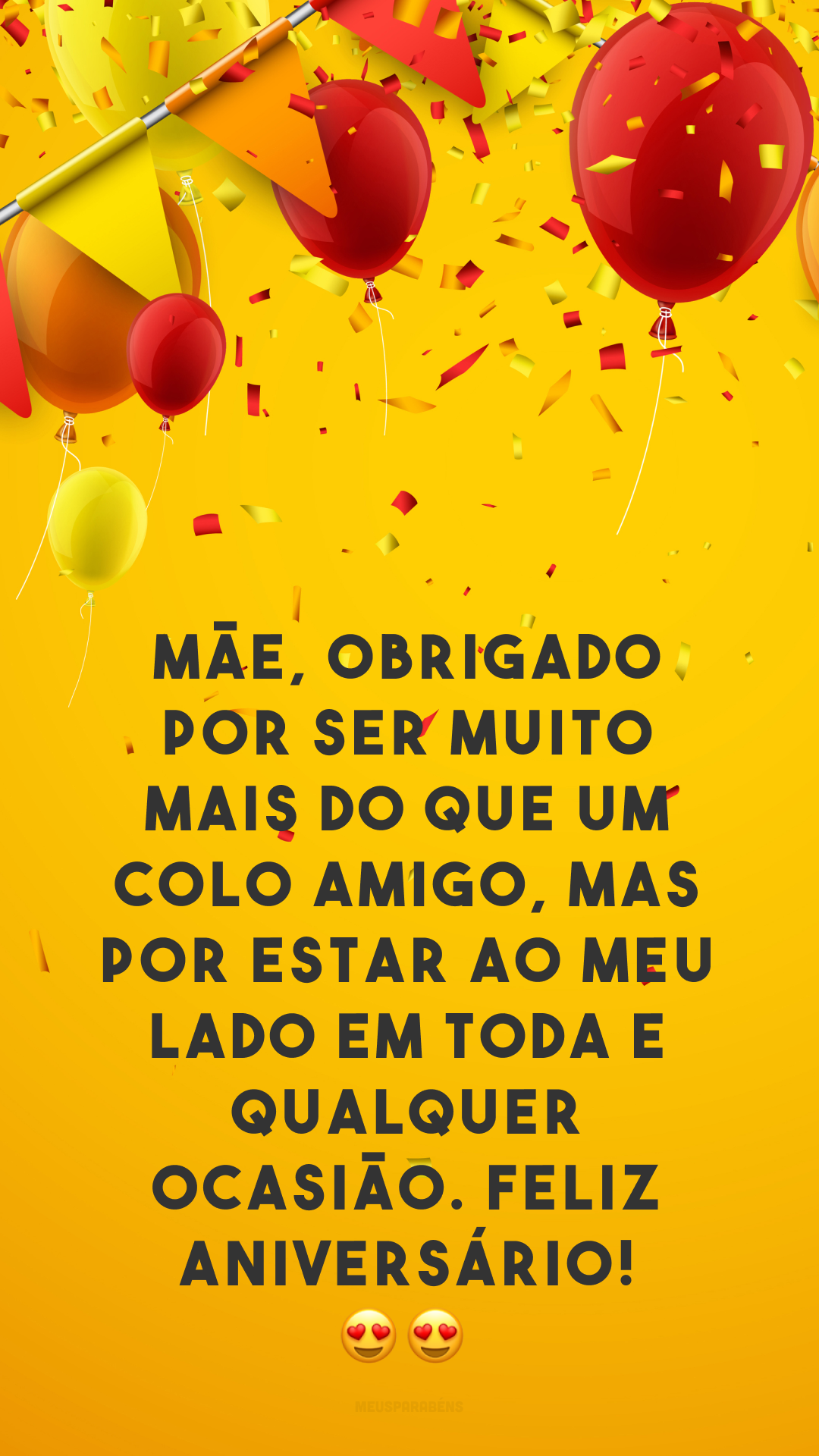 Mãe, obrigado por ser muito mais do que um colo amigo, mas por estar ao meu lado em toda e qualquer ocasião. Feliz aniversário! 😍😍
