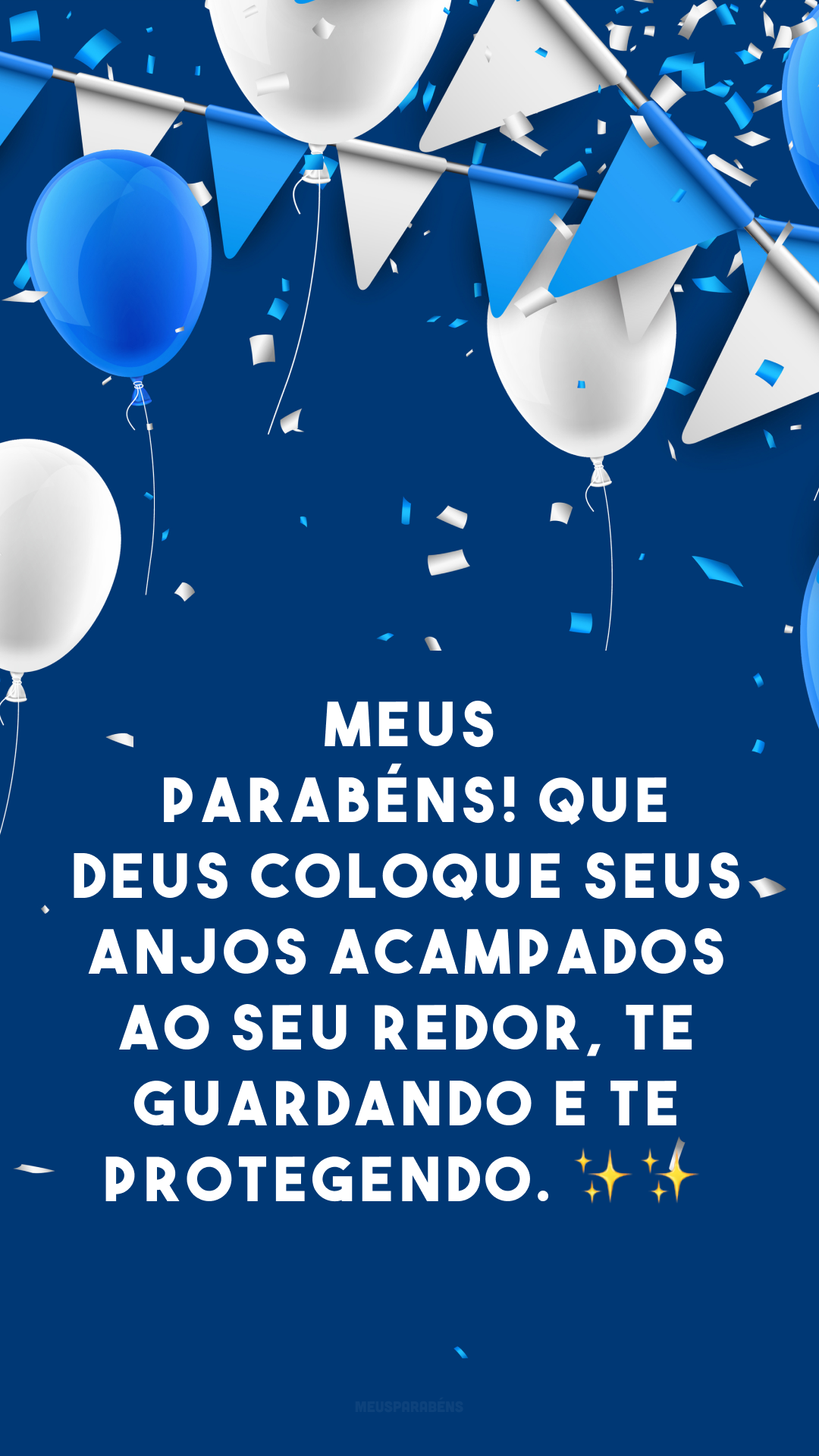 Meus parabéns! Que Deus coloque seus anjos acampados ao seu redor, te guardando e te protegendo. ✨✨
