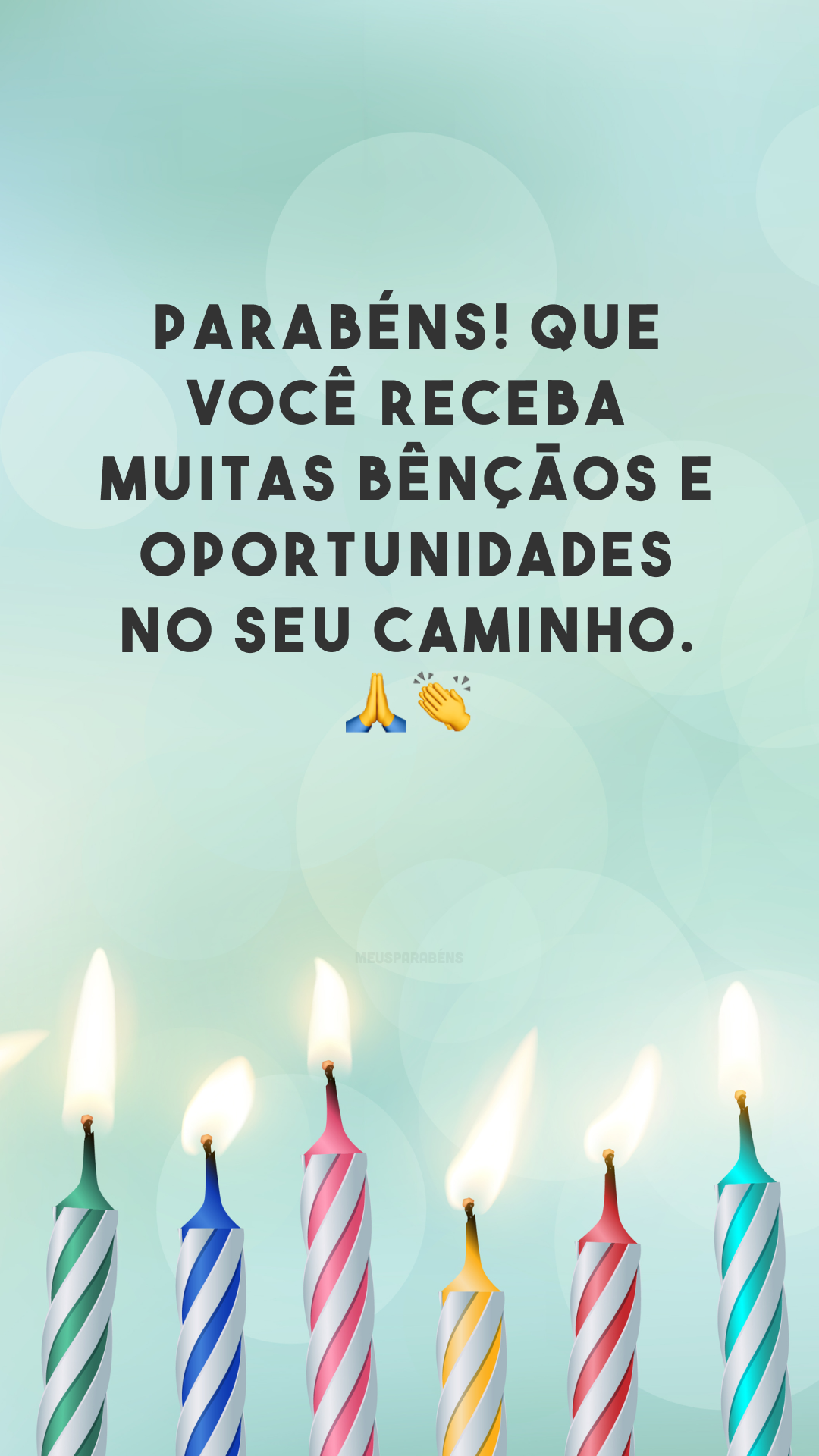 Parabéns! Que você receba muitas bênçãos e oportunidades no seu caminho. 🙏👏