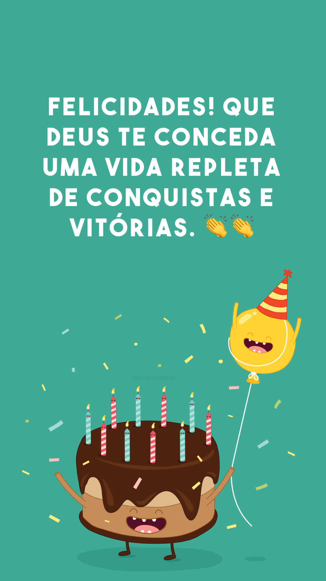 Felicidades! Que Deus te conceda uma vida repleta de conquistas e vitórias. 👏👏