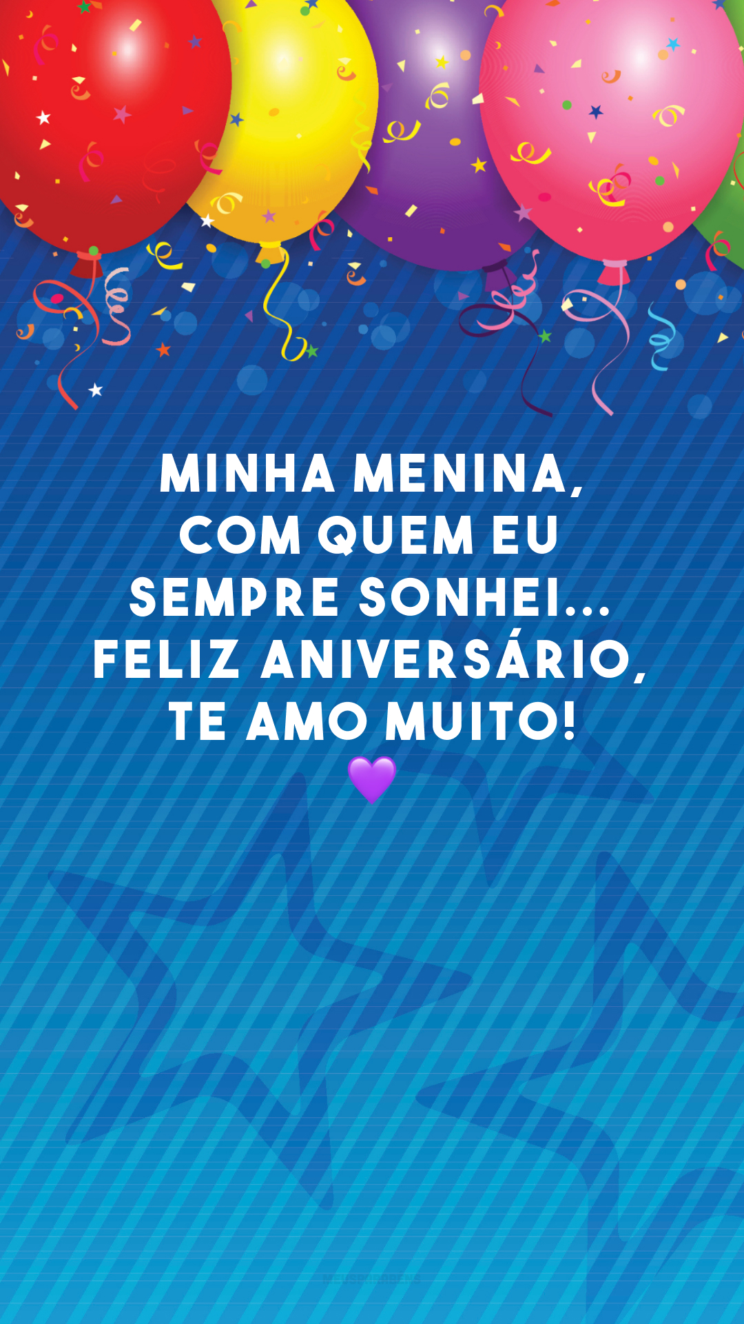 Minha menina, com quem eu sempre sonhei... Feliz aniversário, te amo muito! 💜