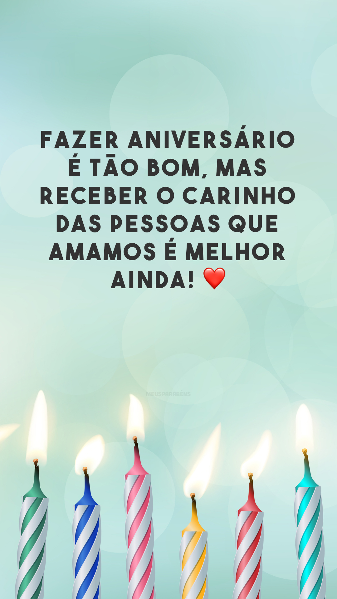 Fazer aniversário é tão bom, mas receber o carinho das pessoas que amamos é melhor ainda! ❤