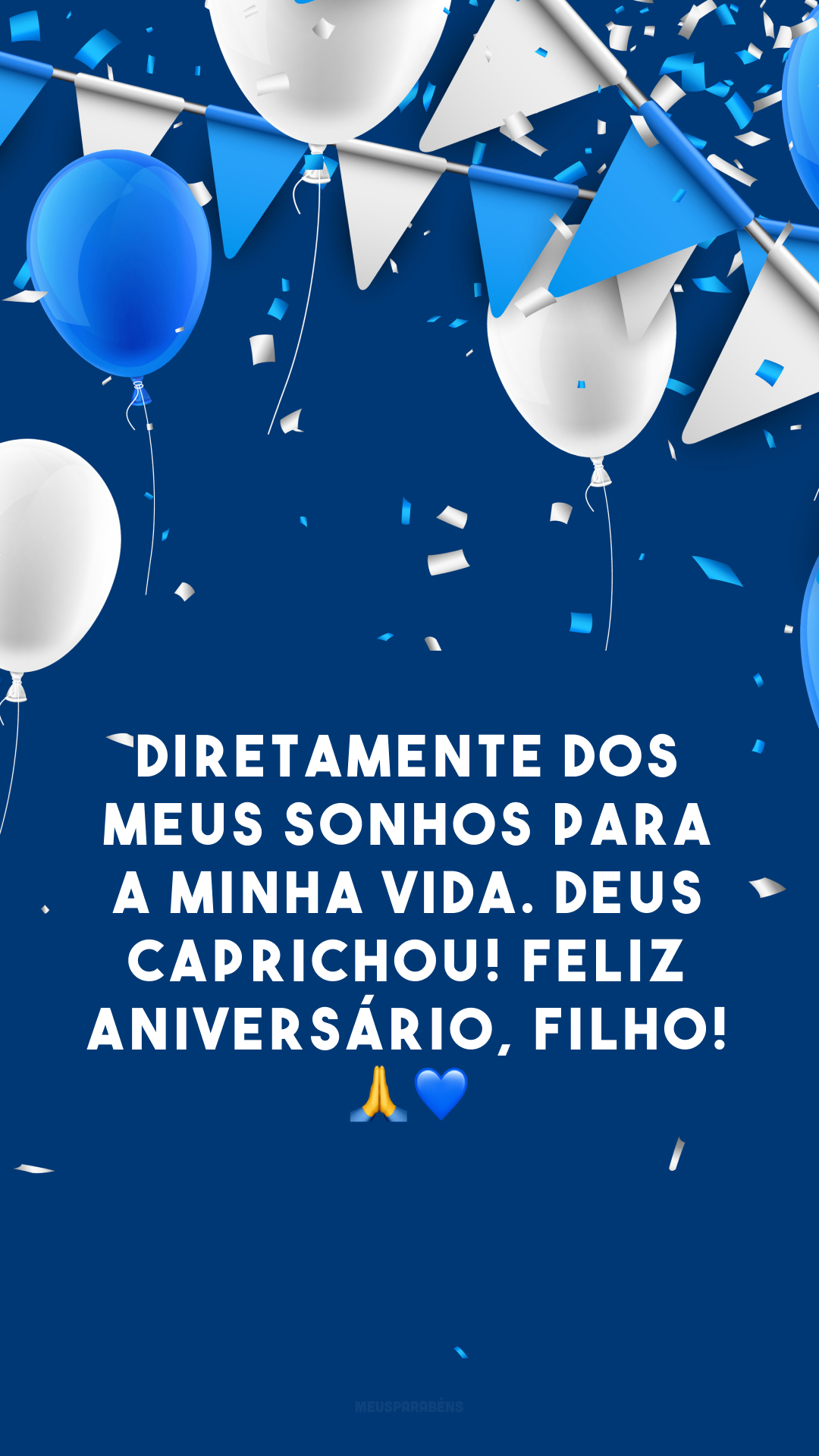 Diretamente dos meus sonhos para a minha vida. Deus caprichou! Feliz aniversário, filho! 🙏💙