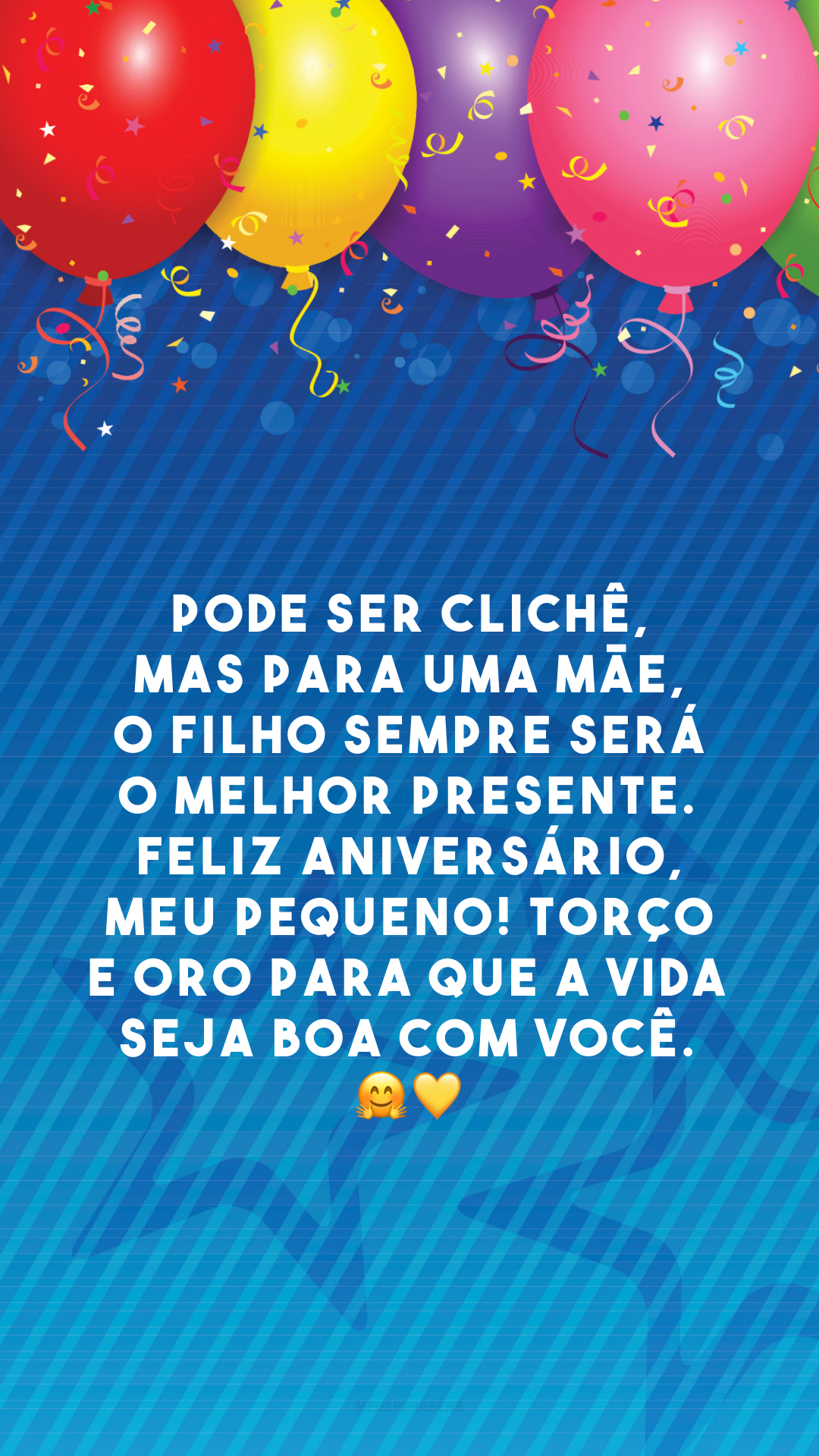 Pode ser clichê, mas para uma mãe, o filho sempre será o melhor presente. Feliz aniversário, meu pequeno! Torço e oro para que a vida seja boa com você. 🤗💛