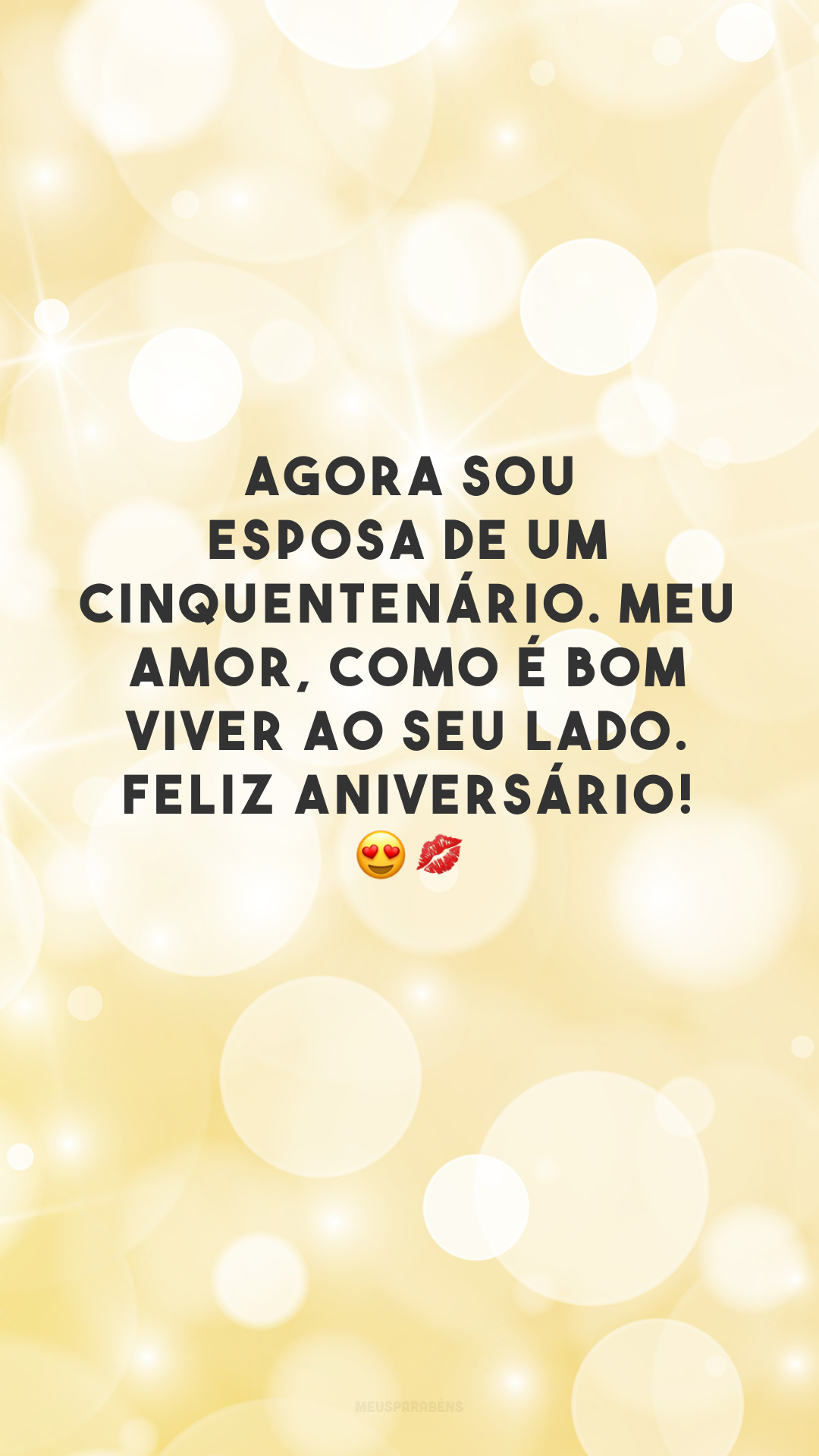 Agora sou esposa de um cinquentenário. Meu amor, como é bom viver ao seu lado. Feliz aniversário! 😍💋