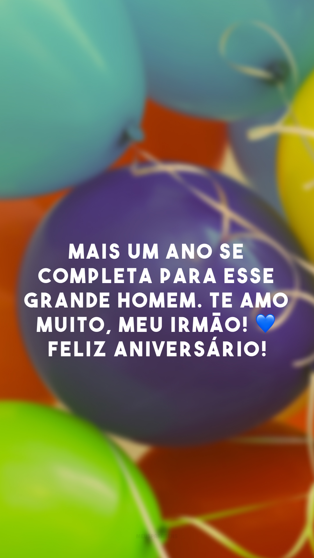 Mais um ano se completa para esse grande homem. Te amo muito, meu irmão! 💙 Feliz aniversário!