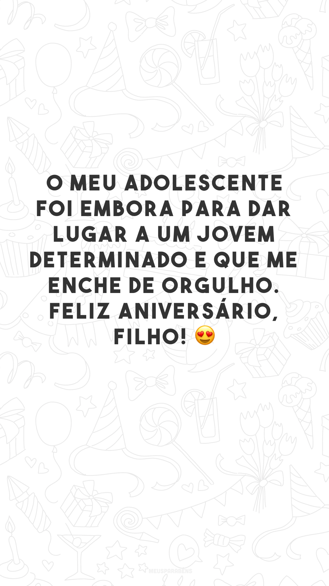 O meu adolescente foi embora para dar lugar a um jovem determinado e que me enche de orgulho. Feliz aniversário, filho! 😍