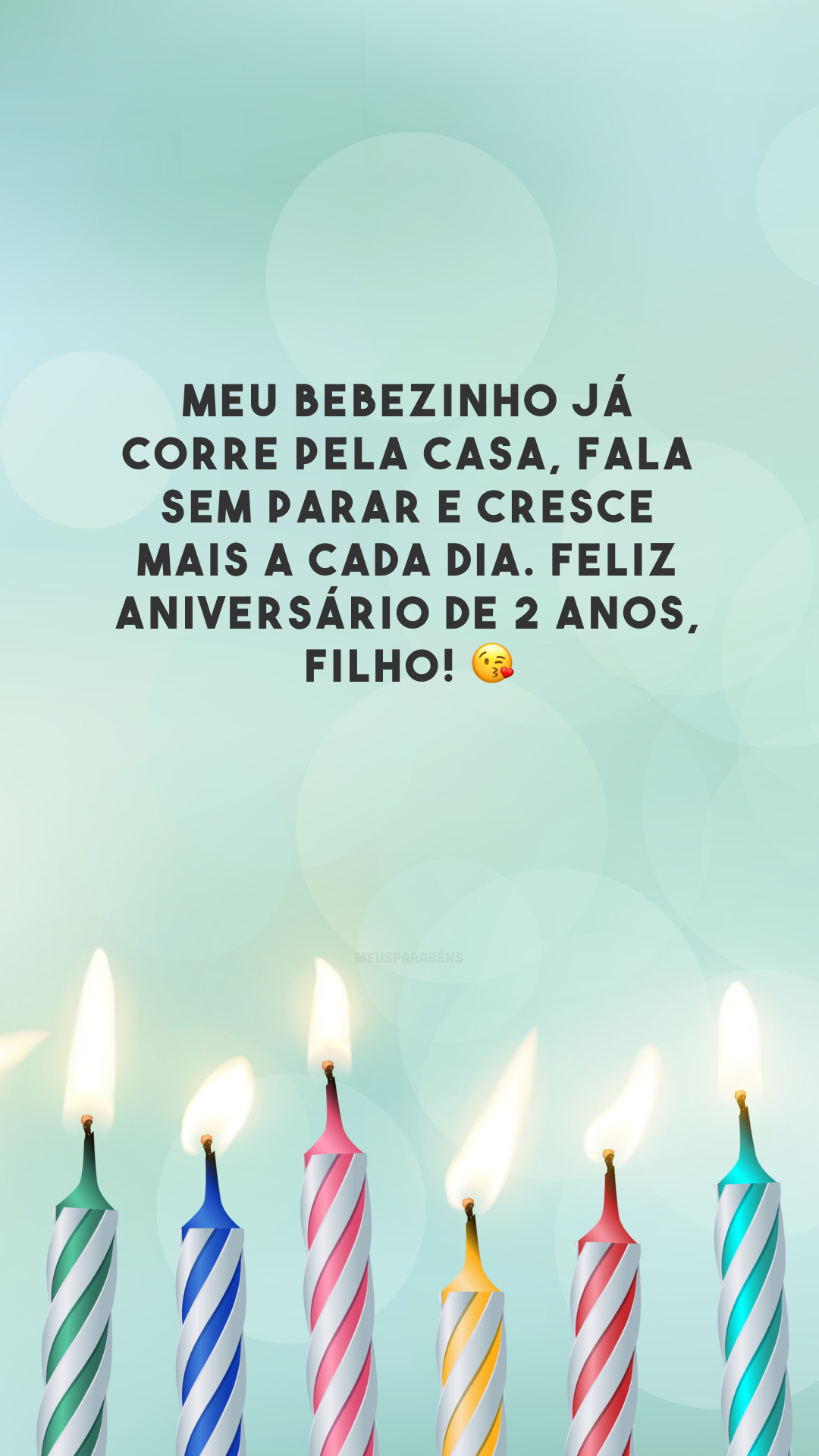 Meu bebezinho já corre pela casa, fala sem parar e cresce mais a cada dia. Feliz aniversário de 2 anos, filho! 😘