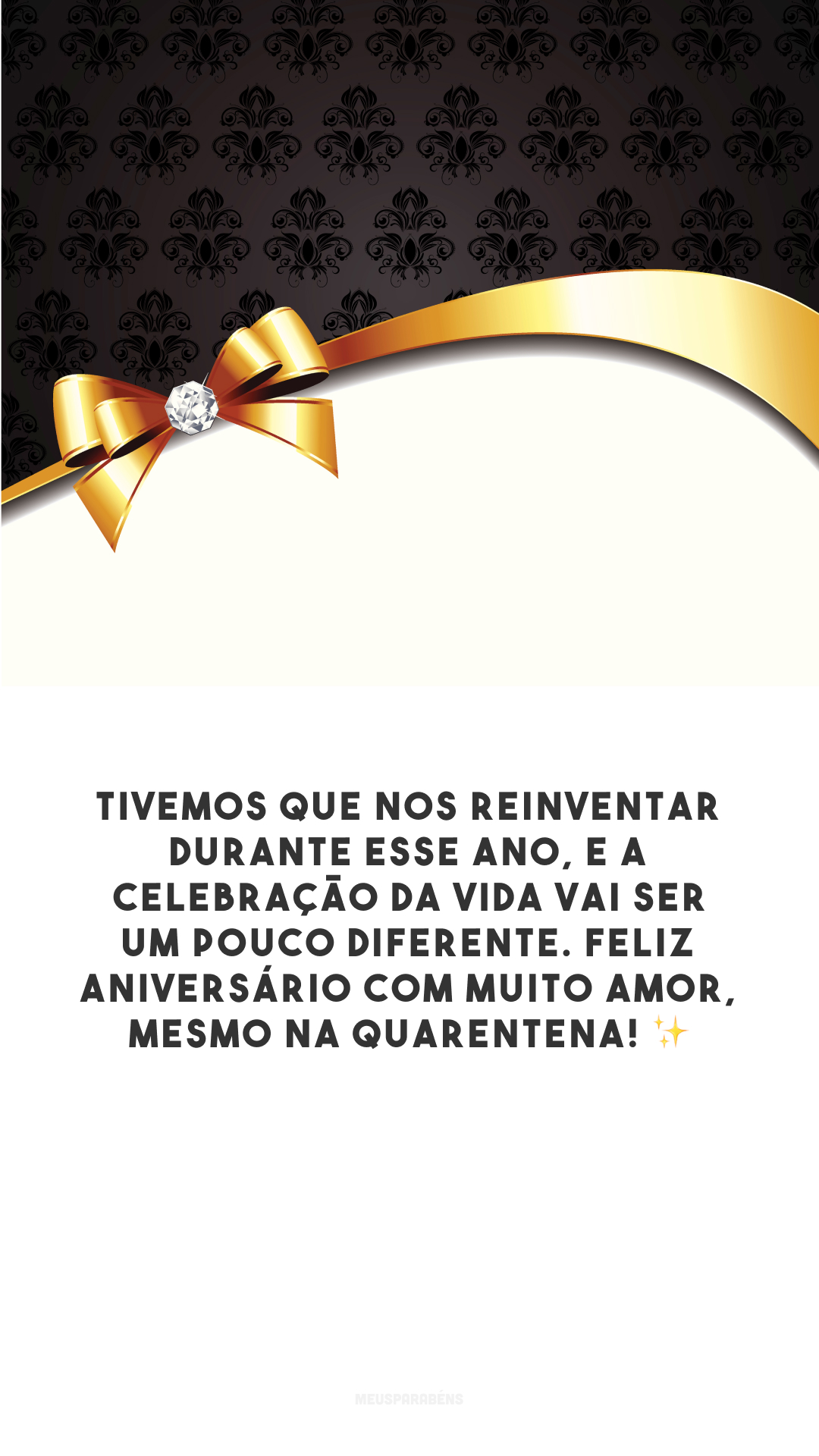 Tivemos que nos reinventar durante esse ano, e a celebração da vida vai ser um pouco diferente. Feliz aniversário com muito amor, mesmo na quarentena! ✨