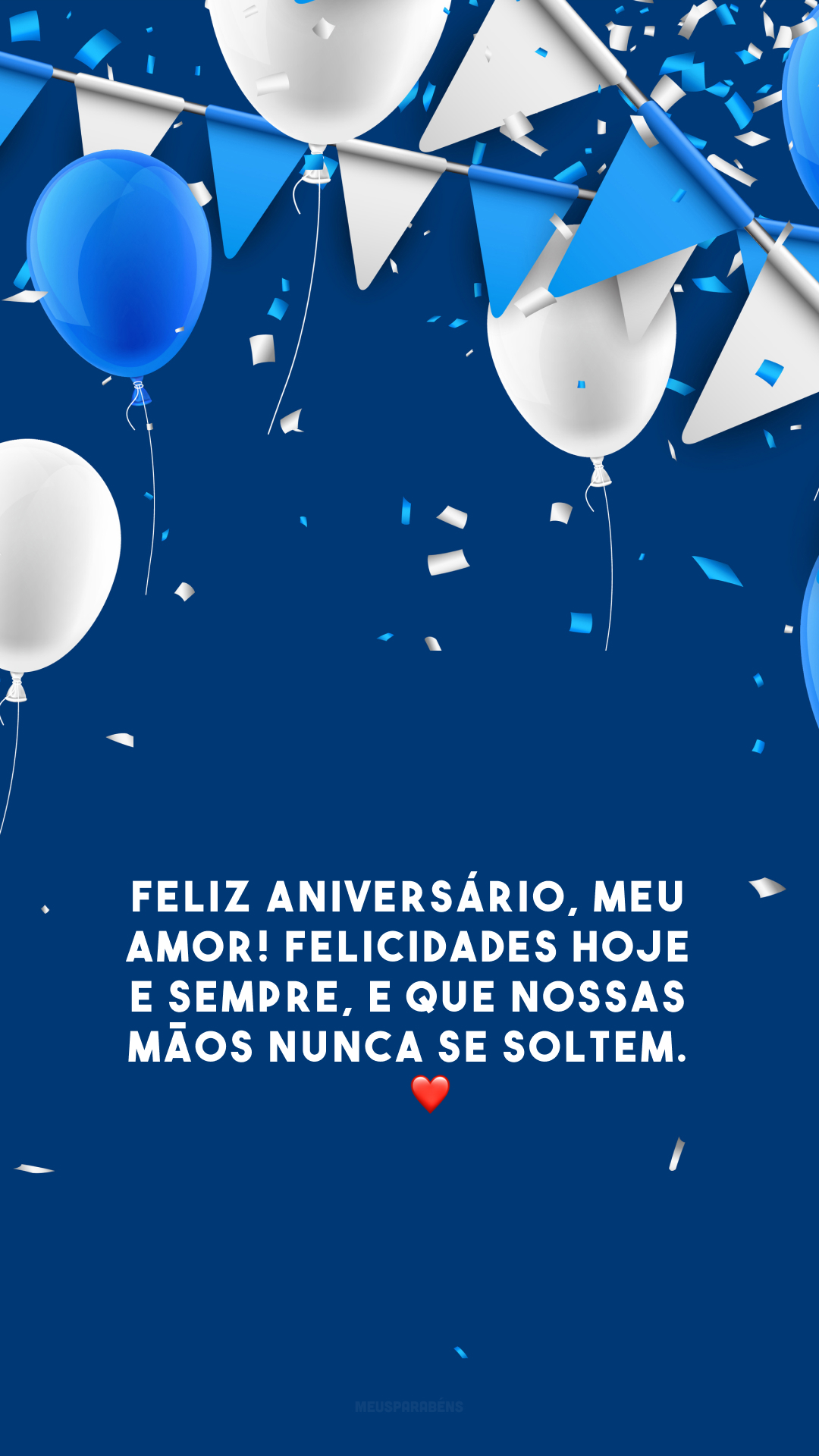 Feliz aniversário, meu amor! Felicidades hoje e sempre, e que nossas mãos nunca se soltem. 👫🏿❤️