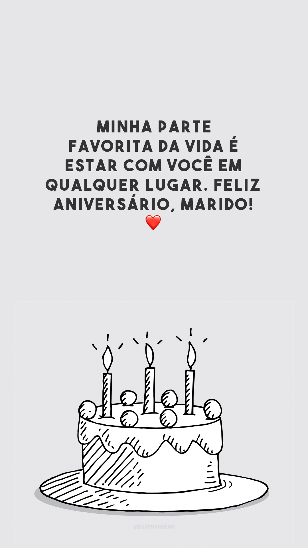 Minha parte favorita da vida é estar com você em qualquer lugar. Feliz aniversário, marido! ❤️