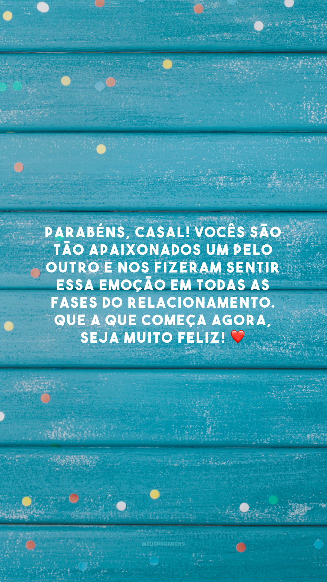 Parabéns, casal! Vocês são tão apaixonados um pelo outro e nos fizeram sentir essa emoção em todas as fases do relacionamento. Que a que começa agora, seja muito feliz! ❤️