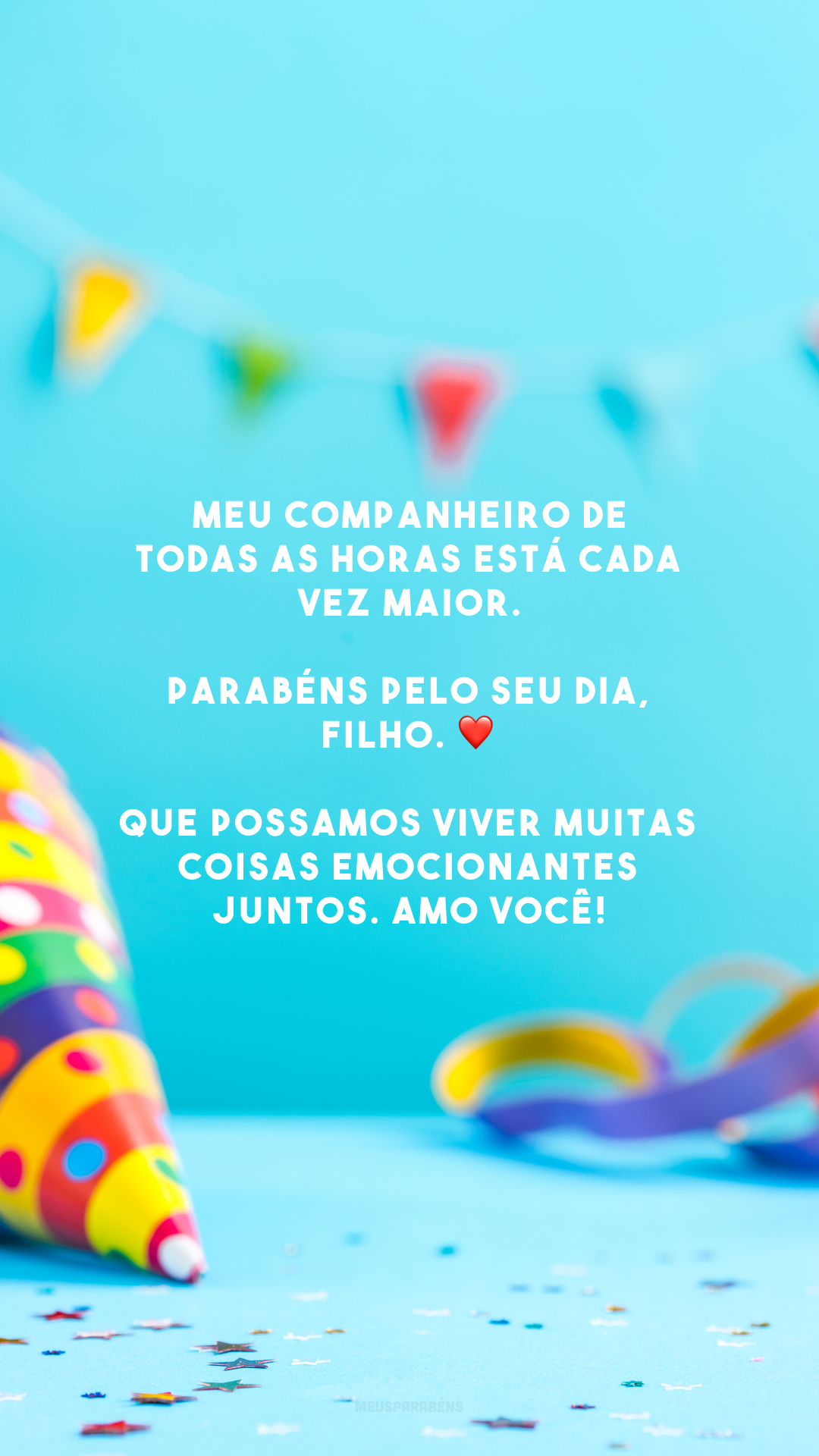 Meu companheiro de todas as horas está cada vez maior. Parabéns pelo seu dia, filho. ❤️ Que possamos viver muitas coisas emocionantes juntos. Amo você!
