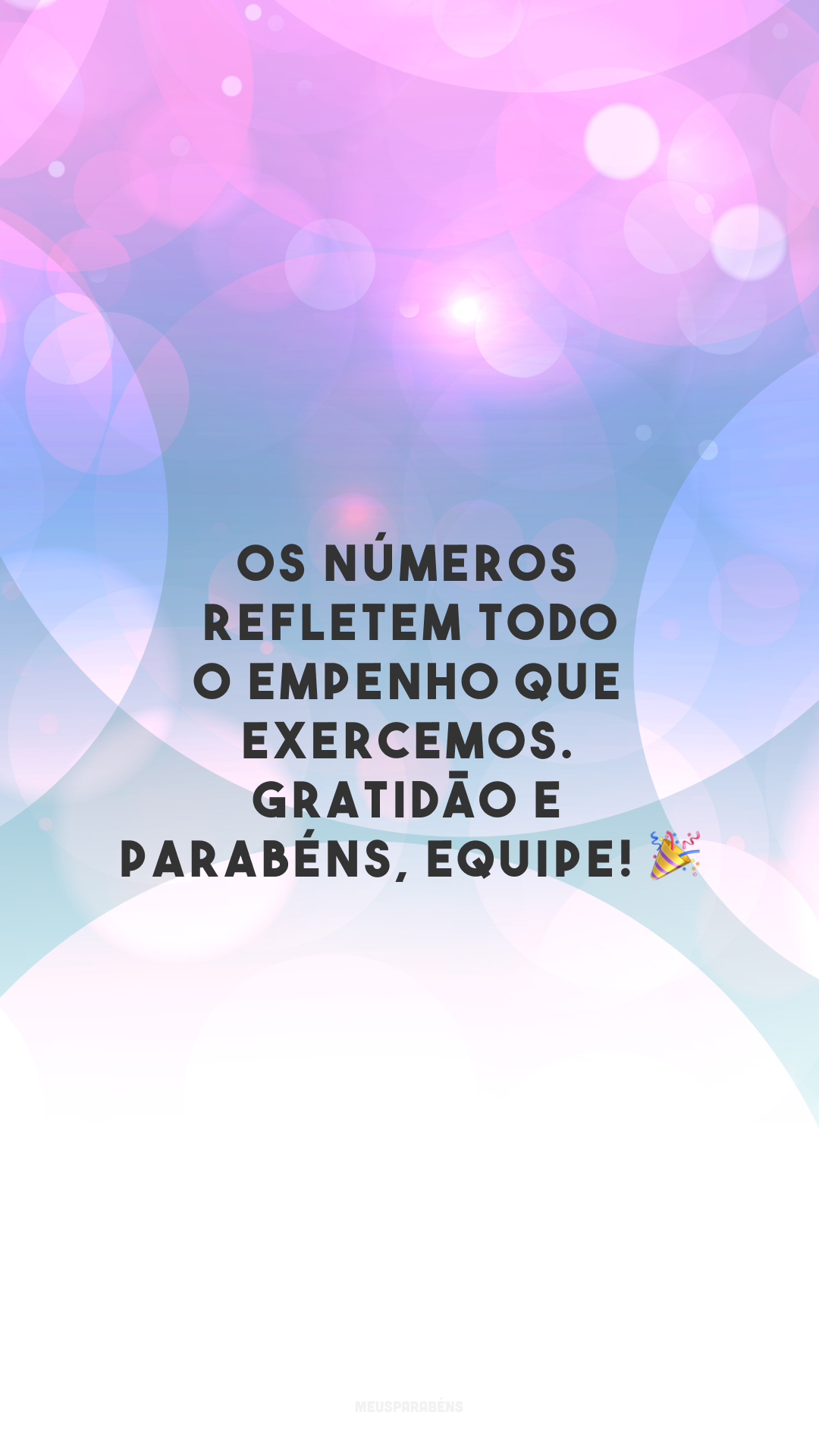 Os números refletem todo o empenho que exercemos. Gratidão e parabéns, equipe! 🎉