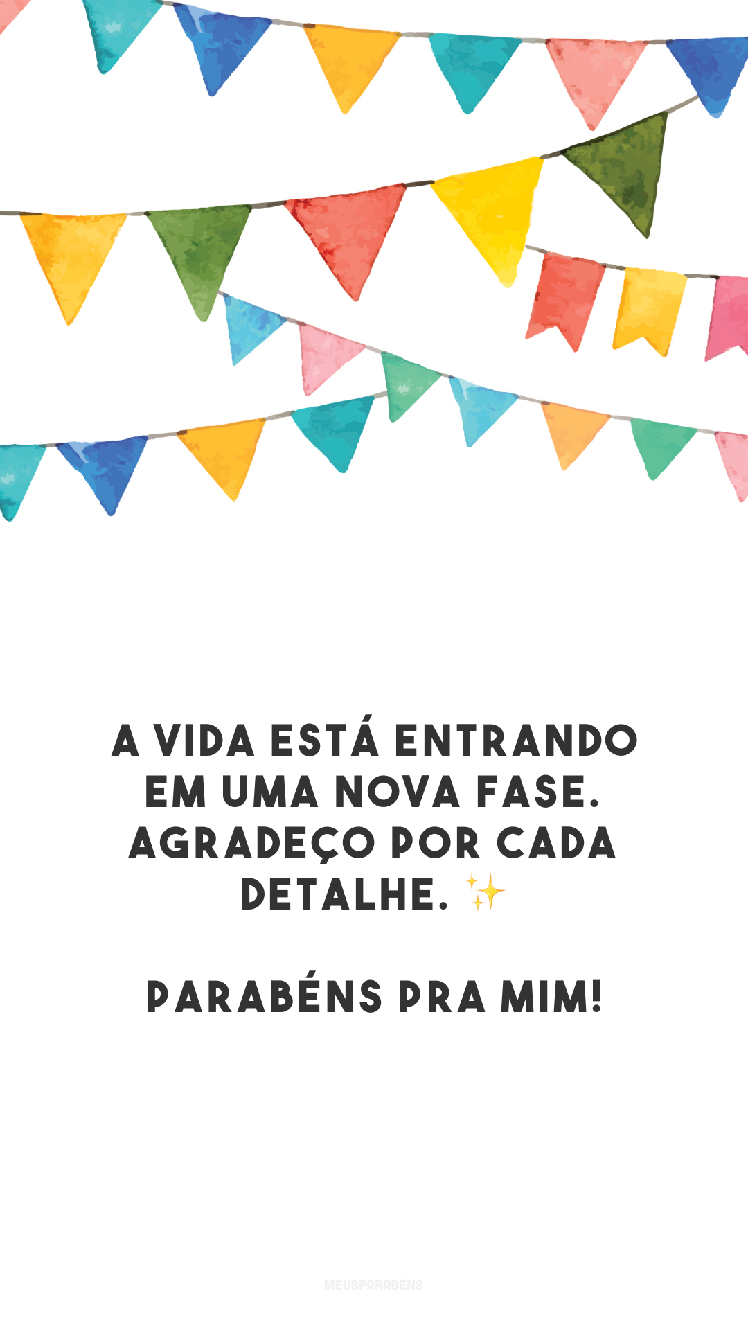 A vida está entrando em uma nova fase. Agradeço por cada detalhe. ✨ Parabéns pra mim!