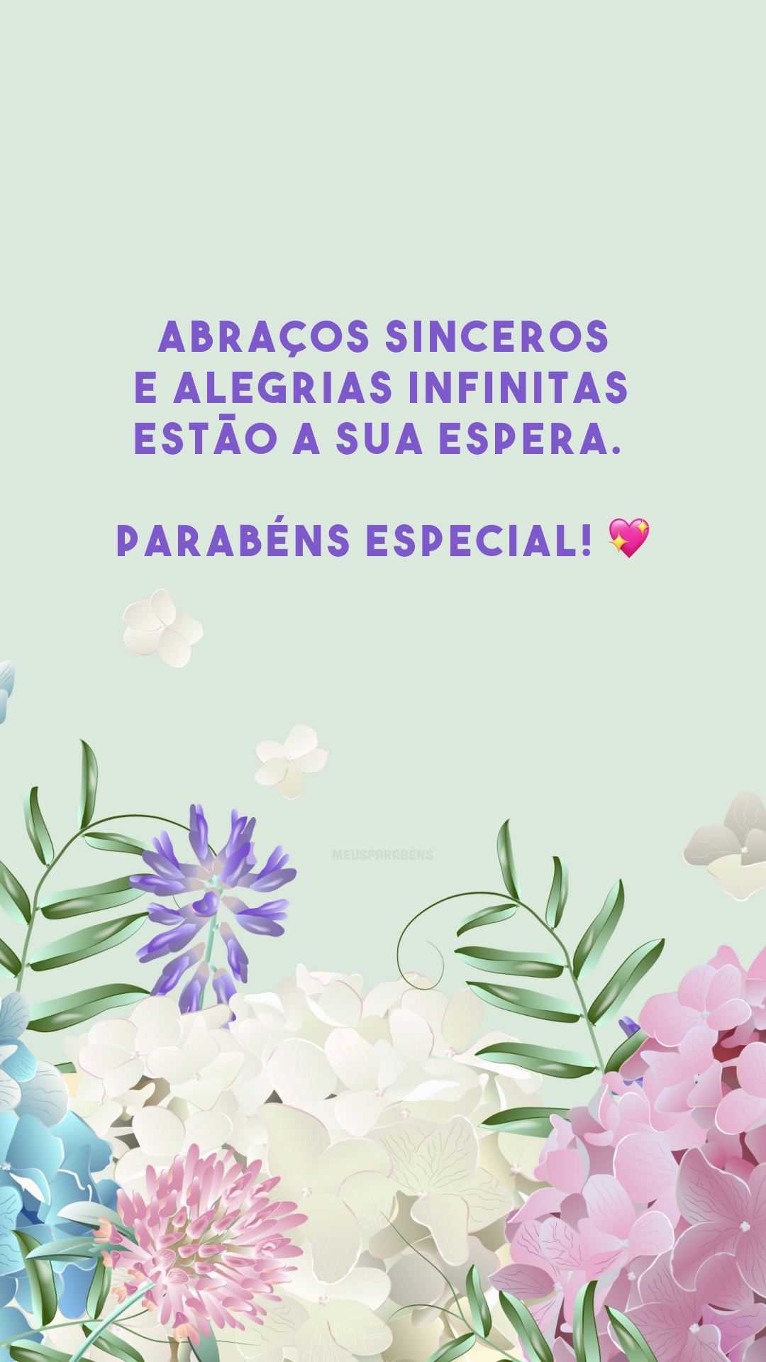 Abraços sinceros e alegrias infinitas estão a sua espera. Parabéns especial! 💖