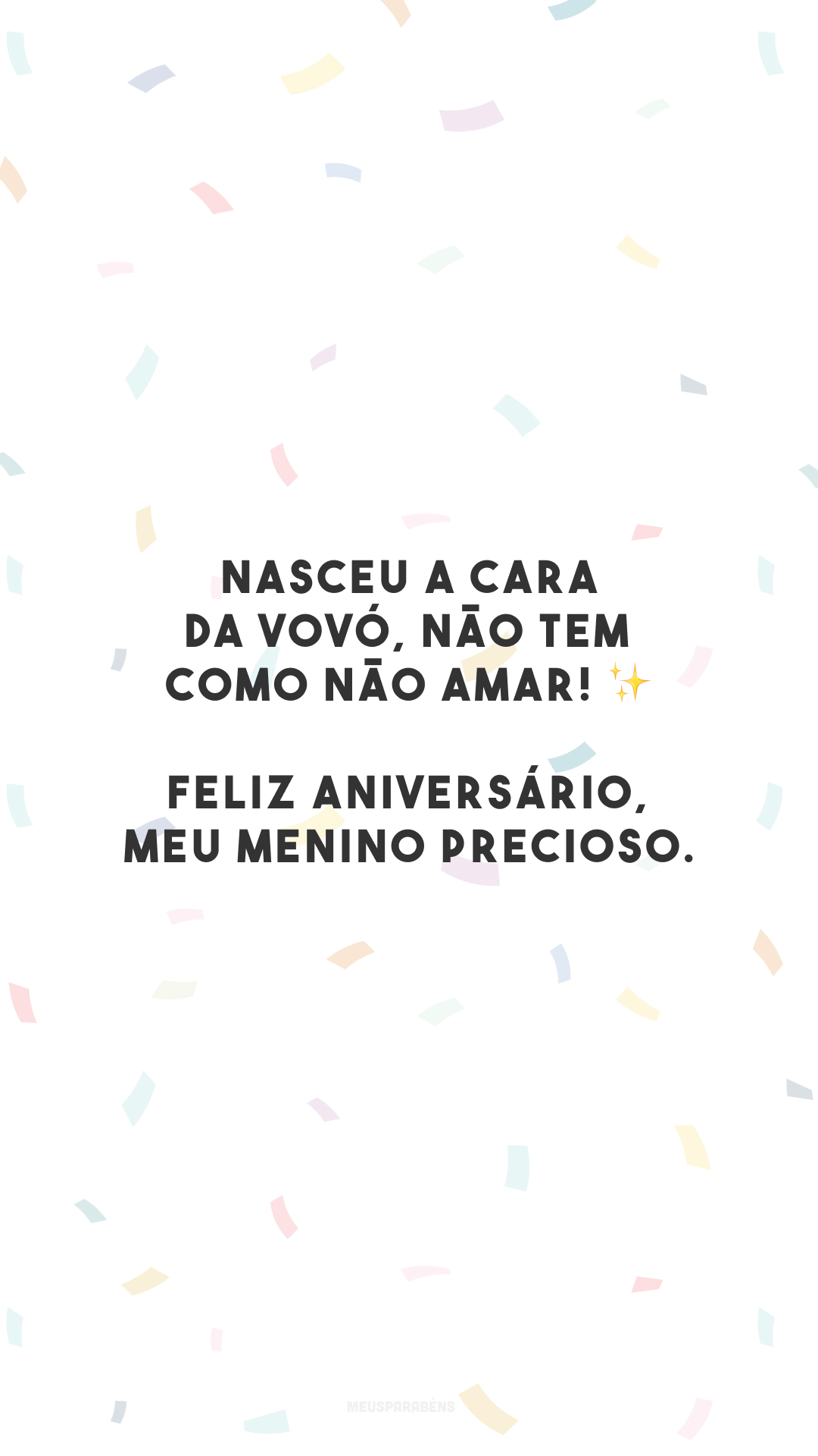 Nasceu a cara da vovó, não tem como não amar! ✨ Feliz aniversário, meu menino precioso.