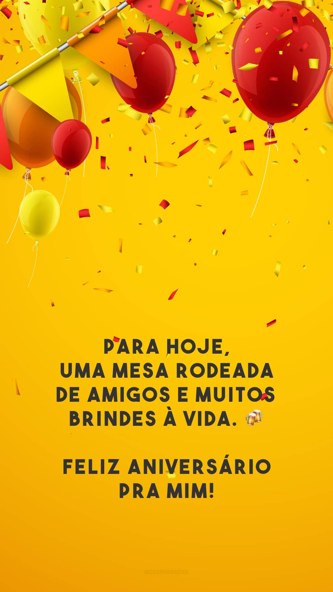 Para hoje, uma mesa rodeada de amigos e muitos brindes à vida. 🍻 Feliz aniversário pra mim!