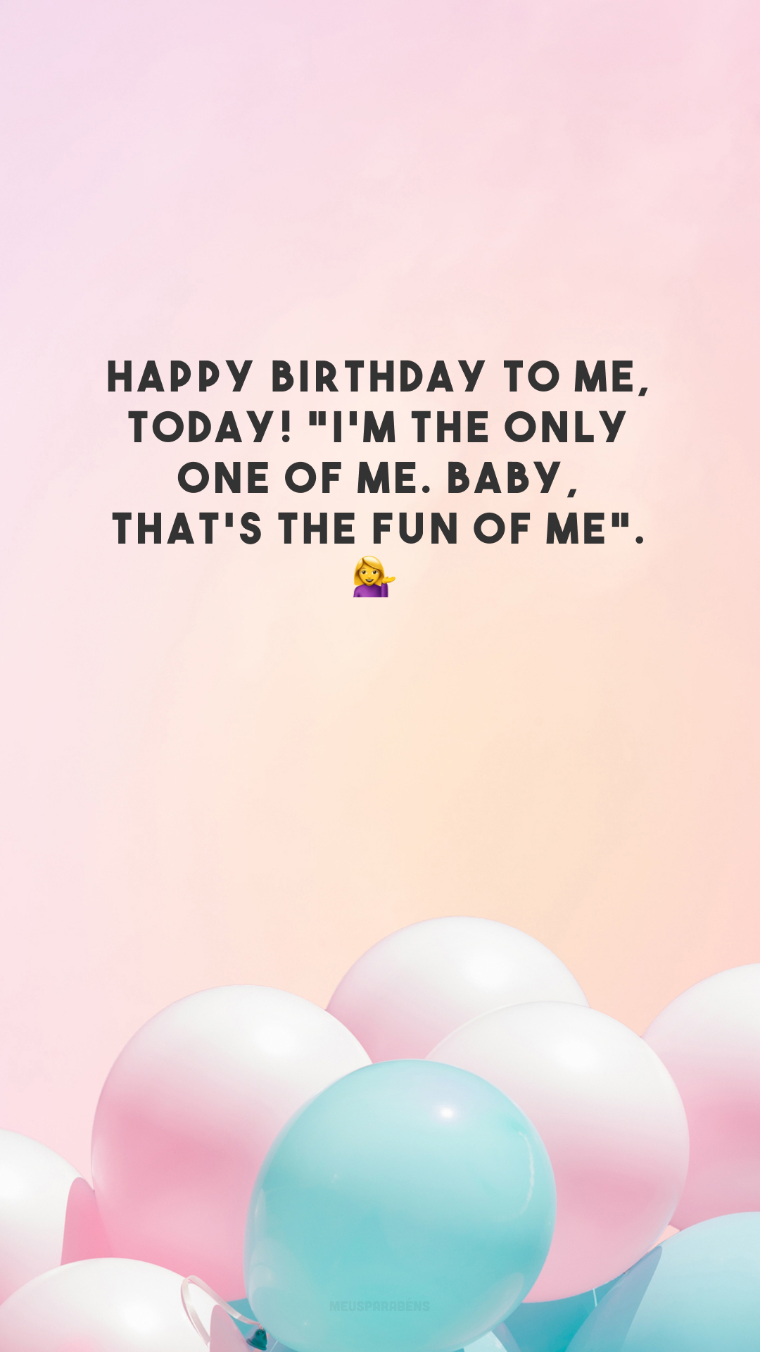 Happy birthday to me, today! 