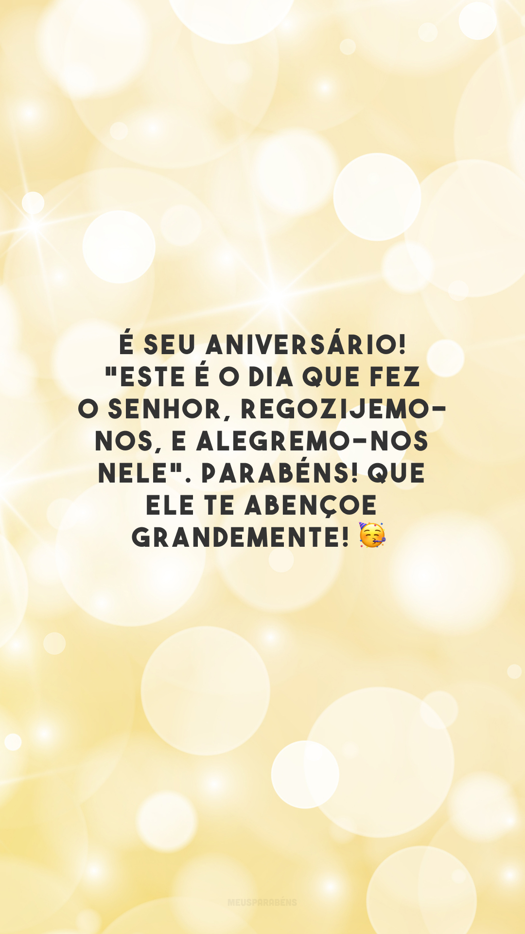 É seu aniversário! 