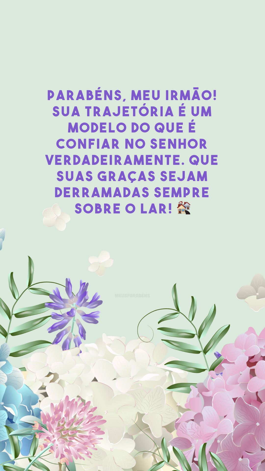 Parabéns, meu irmão! Sua trajetória é um modelo do que é confiar no Senhor verdadeiramente. Que Suas graças sejam derramadas sempre sobre o lar! 🏘